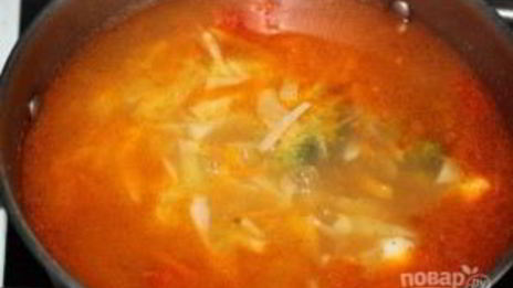 щи с цветной капустой