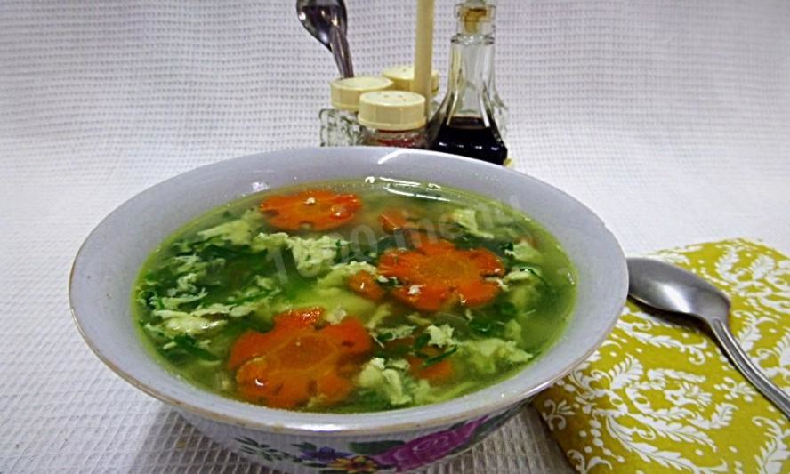 Рецепт щи с зеленью шпината