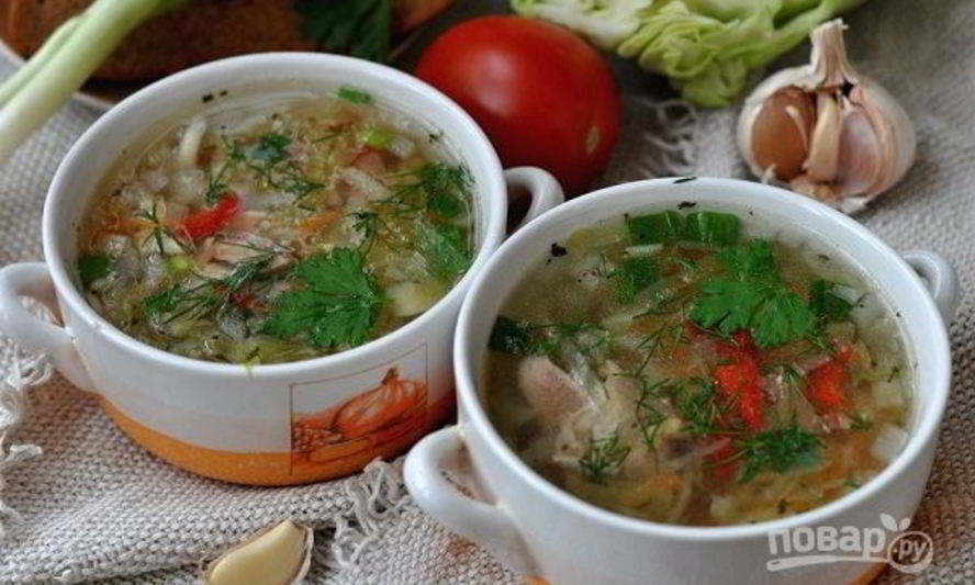 Рецепт щи со свежей капустой