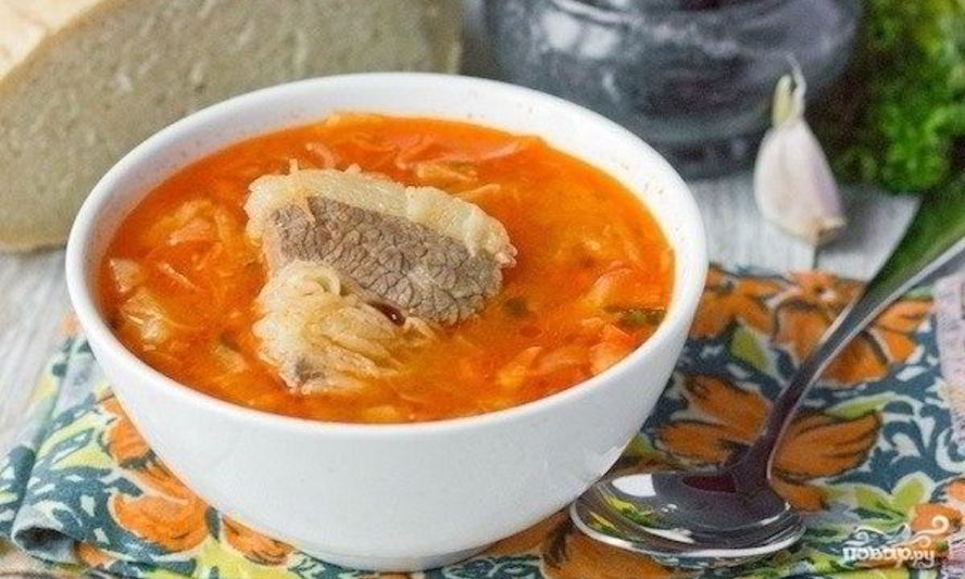 Рецепт свежие щи с говядиной