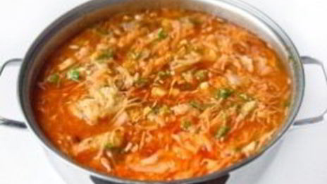 свежие щи с говядиной