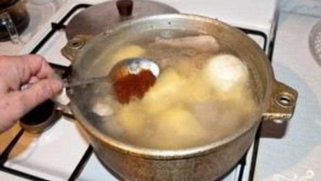 шурпа из курицы с зеленью