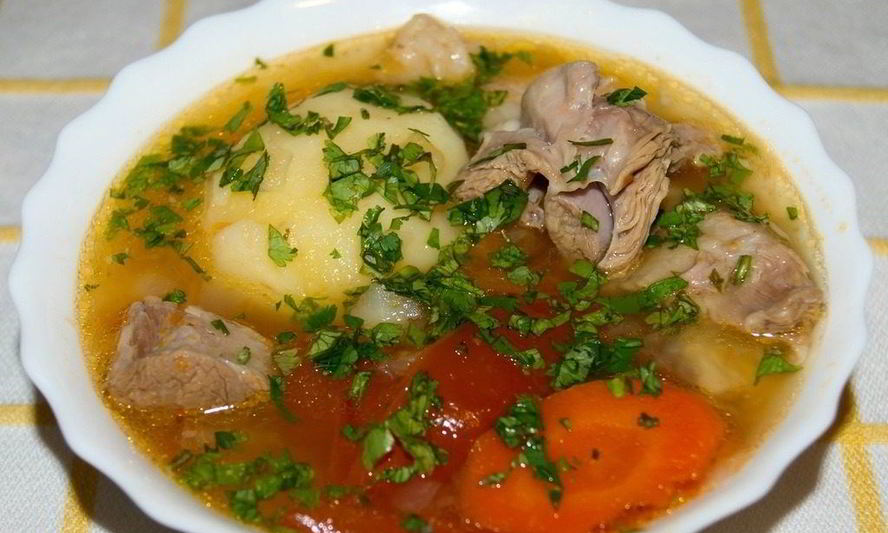 Рецепт шурпа кайнатма