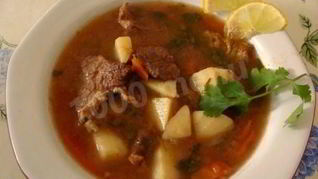 Шурпа по-узбекски