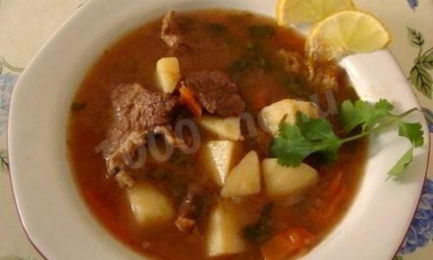 Рецепт шурпа по-узбекски