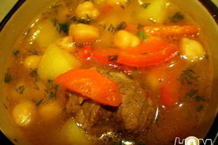 Шурпа с нутом