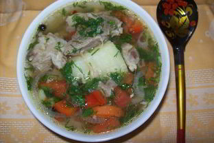 Суп шурпа из баранины