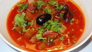 Диетическая солянка