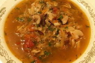 Домашняя грибная солянка