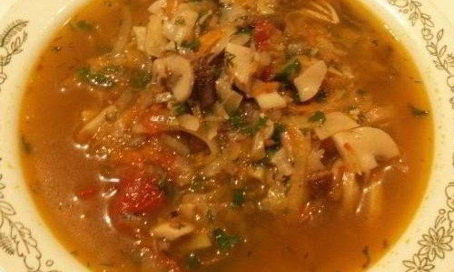 Рецепт домашняя грибная солянка