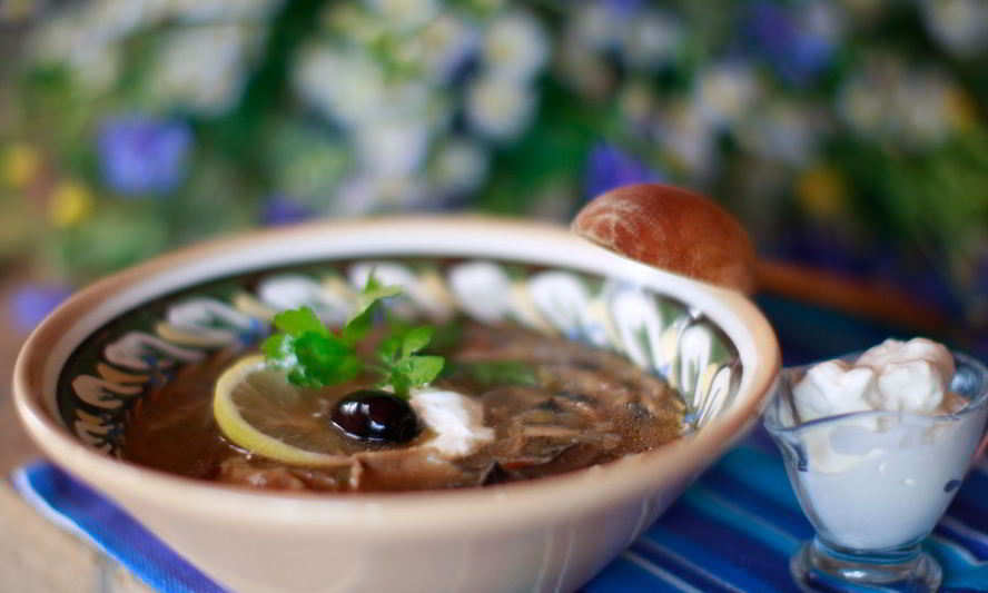 Рецепт грибная солянка с капустой