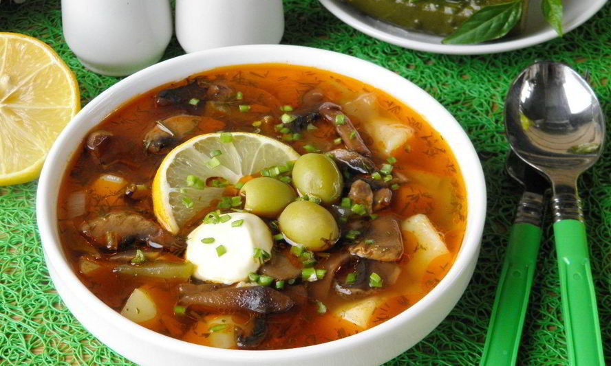 Рецепт грибная солянка с картошкой