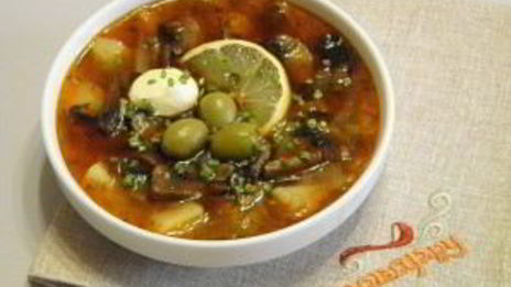 грибная солянка с картошкой