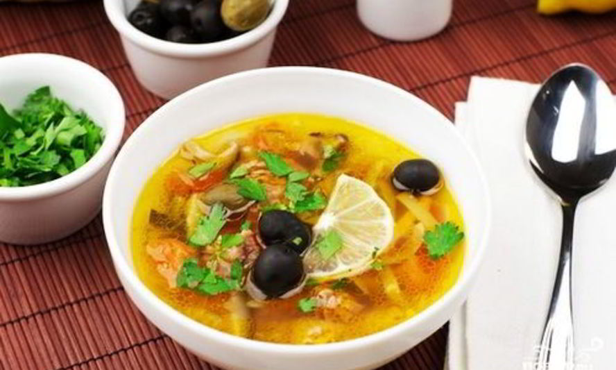 Рецепт грибная солянка в мультиварке редмонд