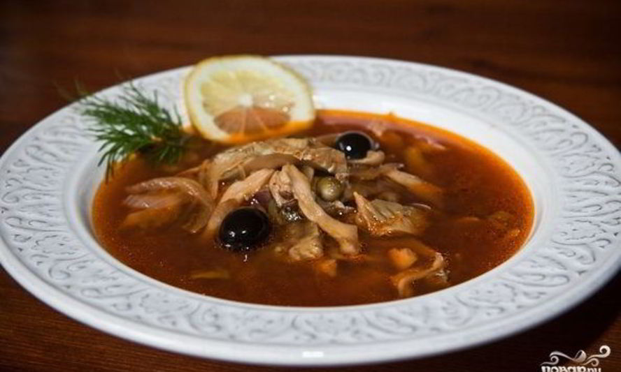 Рецепт грибная солянка в мультиварке