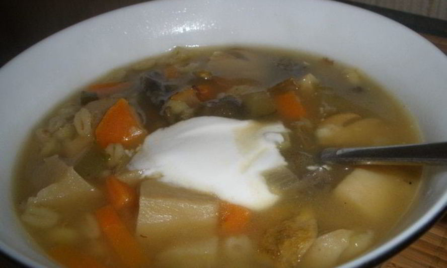 Рецепт густая солянка с лесными грибами