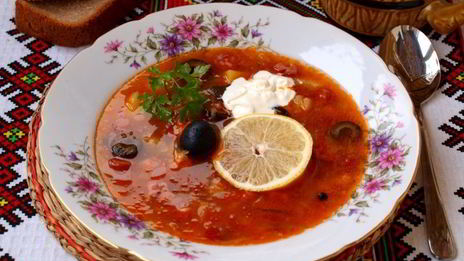 мясная солянка с картофелем