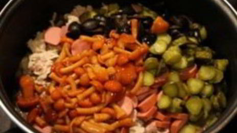 мясная солянка в мультиварке