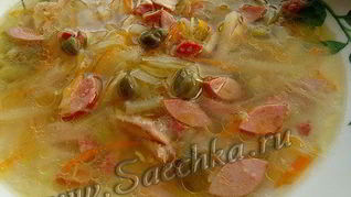 Мясная солянка