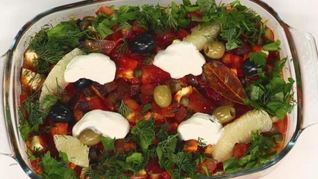 Пикантная овощная солянка