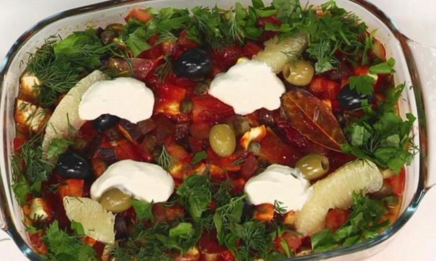 Рецепт пикантная овощная солянка