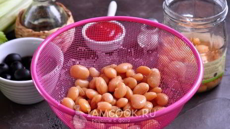 постная солянка с фасолью