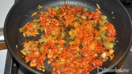 рыбная солянка из горбуши