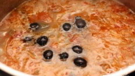 рыбная солянка с семгой