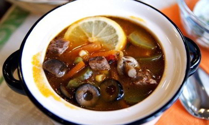 Рецепт сборная мясная солянка