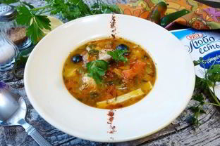 Сборная рыбная солянка