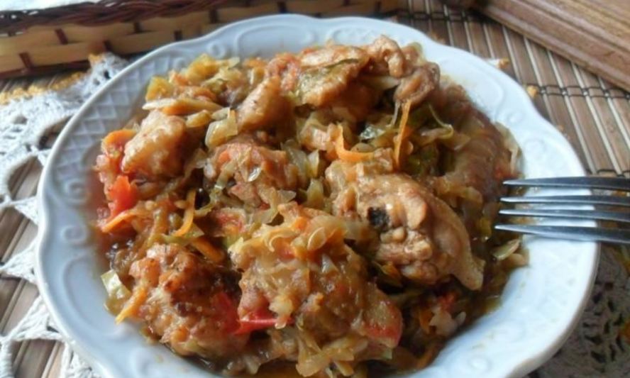 Рецепт солянка из капусты с мясом свинины