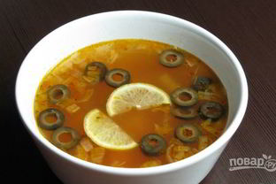 Солянка из колбасы