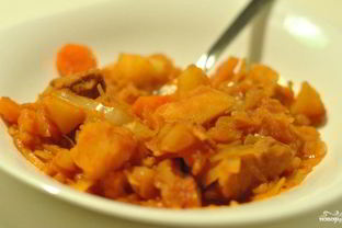 Солянка из свежей капусты с картошкой