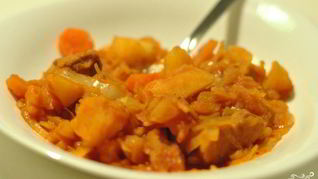 Солянка из свежей капусты с картошкой