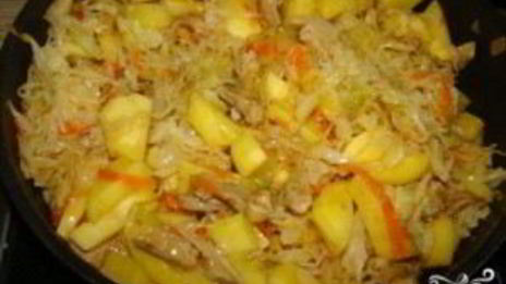 солянка из свежей капусты с картошкой