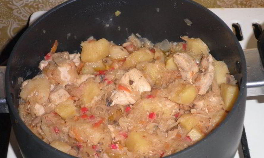 Рецепт солянка картофельная с квашеной капустой