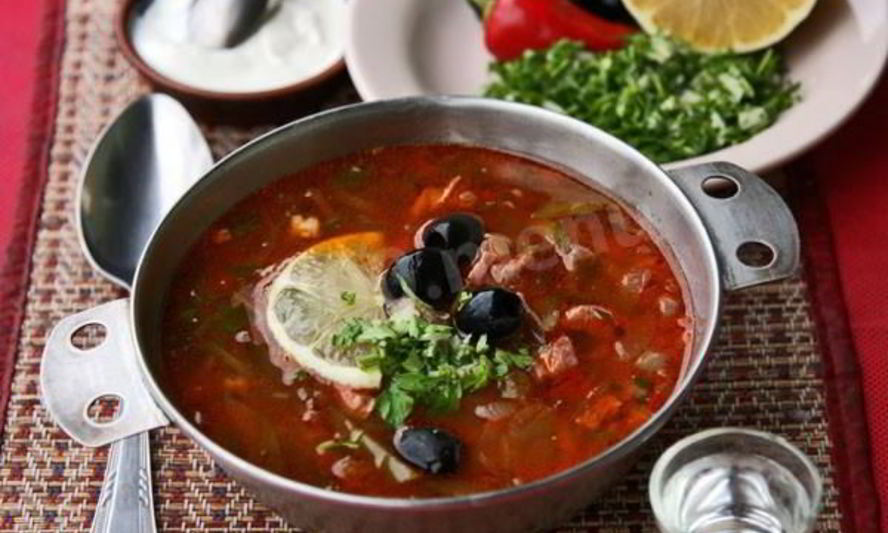 Рецепт солянка мясная по-старорусски