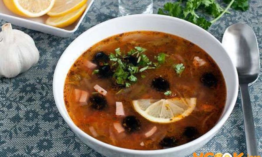 Рецепт солянка мясная сборная