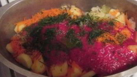 солянка с грибами и курицей