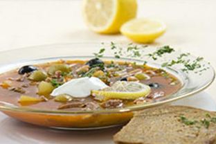 Солянка с грудинкой