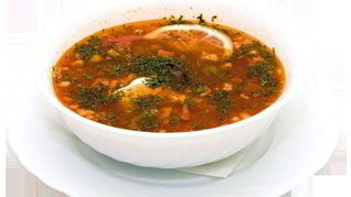 Солянка с колбасой в мультиварке