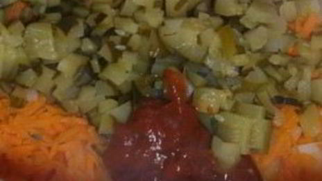 солянка с колбасой в мультиварке