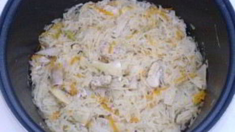 солянка с курицей