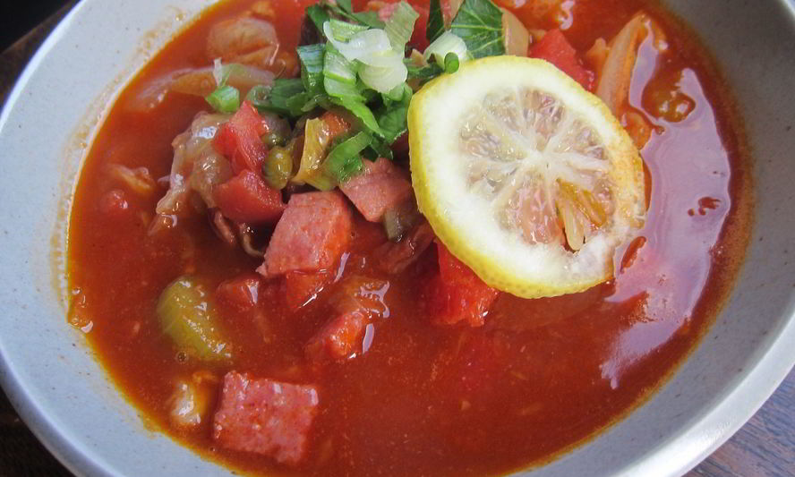 Рецепт солянка с оливками и колбасой