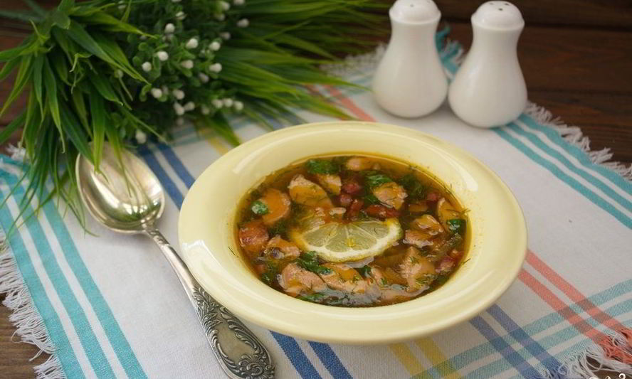 Рецепт солянка с сосисками