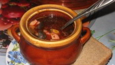 солянка в горшочках