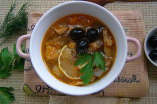 Суп рыбная солянка классическая