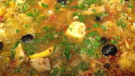 среднеземноморский рыбный суп