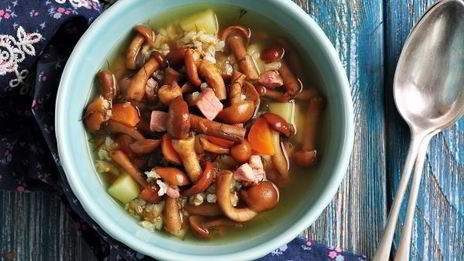 суп грибной из замороженных опят