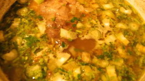 суп из бобовых с вялеными помидорами